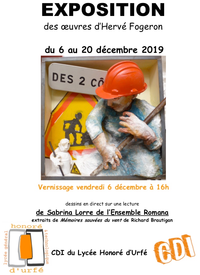 affiche expo HerveFogeron